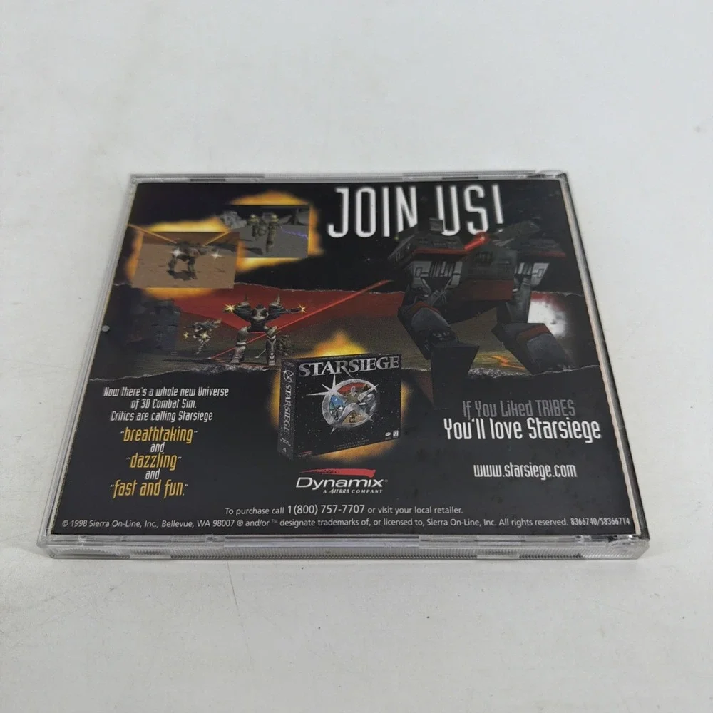 Starsiege Tribes PC Big Box Complete